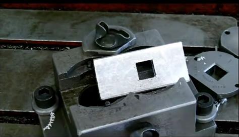 cut square hole in sheet metal|how to drill square holes.